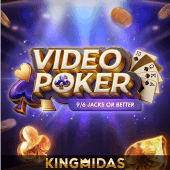 Video Poker cards game icon at bigwin casino